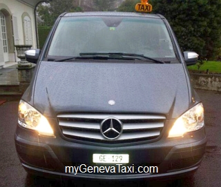 Geneva Taxi minivan Mercedes Transfer